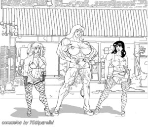 Rating: Explicit Score: 0 Tags: 3girls archie_comics areola betty_and_veronica betty_cooper biesiuss bra breasts cheryl_blossom cleavage dress erect_nipples female female_only fishnet_stockings garter_belt high_heels hoop_earrings multiple_females multiple_girls muscular muscular_female nipples panties prostitution rule34 see-through skirt veronica_lodge User: bunchy7s