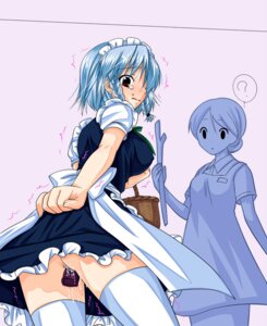 Rating: Explicit Score: 0 Tags: 2girls ? ass bottomless braid female female_only fingernails koga_yoshihisa maid maid_headdress multiple_females multiple_girls no_panties pussy pussy_juice red_eyes rule34 sakuya_izayoi short_hair silver_hair the_embodiment_of_scarlet_devil thighhighs touhou twin_braids vibrator User: bunchy7s