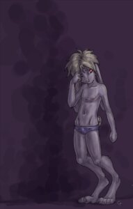 Rating: Questionable Score: 0 Tags: anthro aoi_(calli) blonde_hair calli clothed clothing digital_media_(artwork) e621 floppy_ears full-length_portrait fur hair lagomorph leporid lop_ears male mammal navel nipples oekaki paws portrait rabbit red_eyes rubbing_eye solo standing underwear underwear_only white_body white_fur young young_anthro young_male User: bunchy7s