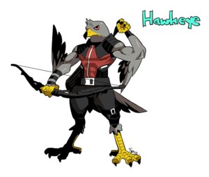 Rating: Safe Score: 0 Tags: accipitrid accipitriform alternate_species anthro armor arrow_(weapon) avian beak belt bird bow_(weapon) bracers clothing e621 fur furrification grey_body grey_fur hawkeye holding_object holding_weapon looking_at_viewer male marvel quiver_(object) ranged_weapon red_eyes sharks_(artist) simple_background solo source_request the_avengers weapon white_background User: bunchy7s