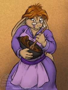 Rating: Safe Score: 0 Tags: 2010 annamarie anthro baking cooking curiodraco e621 eyewear female glasses lagomorph leporid mammal rabbit solo User: bunchy7s