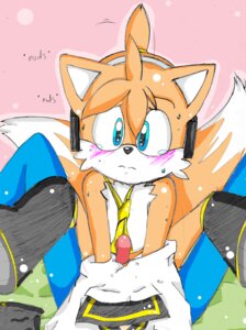 Rating: Explicit Score: 0 Tags: anthro blush blushing canine canine_genitalia canine_penis cosplay crossover fox front_view fur furry_tail genitals kagamine_len looking_at_viewer male male_only miles_prower miles_tails_prower multi_tail penis removing_shirt rule34 sitting sonic_(series) sweat tail tails tails_the_fox tearing_up vocaloid zorozorizorori User: bunchy7s