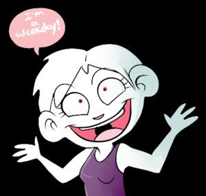 Rating: Safe Score: 0 Tags: 2010 :d black_background e621 female grandfathered_content hair human low_res mammal red_eyes simple_background smile solo technicolorpie wednesday_&_co. wednesday_(sublimate) white_hair User: bunchy7s Rating: Safe Score: 0 Tags: 2010 :d black_background e621 female grandfathered_content hair human low_res mammal red_eyes simple_background smile solo technicolorpie wednesday_&_co. wednesday_(sublimate) white_hair User: bunchy7s