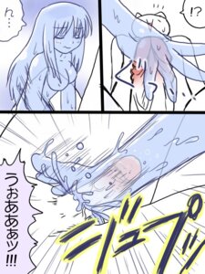 Rating: Explicit Score: 0 Tags: 2channel 2channel_ascii_art_character 3:4 base_two_layout blockage_(layout) breasts comic dialogue duo e621 erection female genitals goo_creature hand_vulva handjob horizontal_blockage humanoid_genitalia humanoid_penis interrobang japanese_text male male/female mona_(2channel) nipples penile penis purple_bonus sex speech_bubble text three_frame_image translated translucent translucent_body two_row_layout unusual_anatomy unusual_genitalia_placement unusual_vulva_placement vulva User: bunchy7s