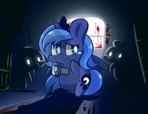 Rating: Safe Score: 0 Tags: blood blue_body blue_eyes blue_feathers blue_fur blue_hair bodily_fluids bookshelf camera comic crossover crown cutie_mark e621 english_text equid equine feathered_wings feathers female feral friendship_is_magic frown fur furniture glowing glowing_eyes group hair hasbro headgear horn long_hair looking_back mackinn7 mammal my_little_pony mythological_creature mythological_equine mythology outlast princess_luna_(mlp) royalty shadow slightly_chubby tears text window winged_unicorn wings User: bunchy7s