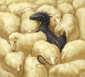 Rating: Safe Score: 0 Tags: akahana ambiguous_gender black_body black_scales bovid caprine detailed detailed_background detailed_scales domestic_sheep dragon e621 feral fur group high-angle_view humor looking_at_viewer mammal mythological_creature mythological_scalie mythology scales scalie sheep snout tail thin_tail wingless_dragon wool_(fur) User: bunchy7s