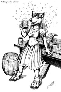 Rating: Safe Score: 0 Tags: 2013 alcohol anthro barmaid barrel beer beverage breasts canid canine canis container cup drunk e621 female food furniture hi_res holding_container holding_cup holding_object kekpafrany mammal monochrome small_breasts solo substance_intoxication table traditional_media_(artwork) wolf User: bunchy7s Rating: Safe Score: 0 Tags: 2013 alcohol anthro barmaid barrel beer beverage breasts canid canine canis container cup drunk e621 female food furniture hi_res holding_container holding_cup holding_object kekpafrany mammal monochrome small_breasts solo substance_intoxication table traditional_media_(artwork) wolf User: bunchy7s