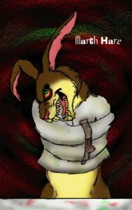 Rating: Safe Score: 0 Tags: 2001 abstract_background ambiguous_gender anthro bound brown_body brown_fur e621 fangs fur green_eyes lagomorph leporid mammal march_hare notched_ear rabbit ravel-xavier restraints simple_background smile solo straitjacket teeth white_straitjacket yellow_body yellow_fur User: bunchy7s