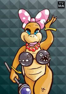 Rating: Explicit Score: 0 Tags: 2010 accessory anthro bottomless bow_(feature) bow_accessory bow_ribbon bra bracelet centered_hair_bow chain_chomp clothed clothing e621 female genitals hair_accessory hair_bow hair_ribbon jewelry koopa koopaling looking_at_viewer mario_bros nintendo pattern_accessory pattern_bow ribbons scales scalie scepter shell solo spotted_accessory spotted_bow tvma underwear vulva wendy_o._koopa User: bunchy7s