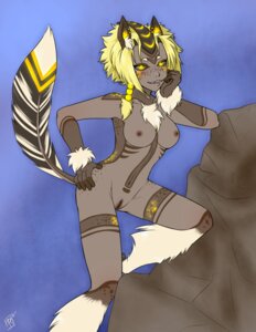 Rating: Explicit Score: 0 Tags: anthro breasts e621 feathers female freckles genitals glowing glowing_eyes kkmck klomck mammal nipples nude piercing procyonid raccoon skinny smile solo tail unknown_species vulva User: bunchy7s