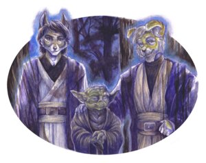 Rating: Safe Score: 0 Tags: 2011 alien alternate_species anakin_skywalker anthro canid canine canis clothing cockiestspaniel detailed_background domestic_dog e621 forest furrification group halo jedi male mammal obi-wan_kenobi outside plant robe smile star_wars tree unknown_species wood yoda yoda's_species User: bunchy7s