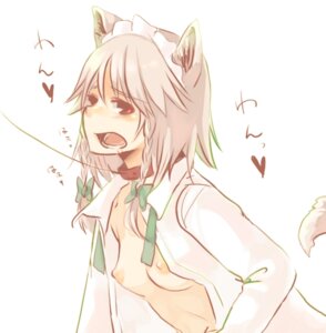 Rating: Questionable Score: 0 Tags: animal_ear braid braids breasts collar female leash nipples open_clothes open_mouth open_shirt red_eyes rule34 sakuya_izayoi short_hair silver_hair simple_background solo tail takishima_asaka touhou twin_braids User: bunchy7s