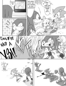 Rating: Questionable Score: 0 Tags: 2008 anthro big_eyes big_head biped black_and_white blood bodily_fluids cafe-star canid canine clothing comic comic_sans crooked_tail dialogue doing_it_wrong e621 eating echidna electronics emanata english_text eulipotyphlan eyes_closed fist food footwear fox gloves grass greyscale group handwear hedgehog holding_food holding_object humor killing knuckles_the_echidna laugh lying male mammal miles_prower monochrome monotreme multi_tail on_back on_ground open_mouth open_smile outside parody plant punch rock sandwich_(food) sega shocked shoes slap smile sonic_the_hedgehog sonic_the_hedgehog_(series) speech_bubble standing surprised tail television text toony User: bunchy7s