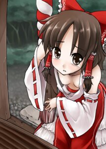 Rating: Explicit Score: 0 Tags: blush bow brown_eyes brown_hair detached_sleeves down_blouse face female female_only fenne flat_chest foreshortening hairbow highres human nipple_slip nipples no_bra phenne reimu_hakurei rule34 short_hair solo tear touhou User: bunchy7s