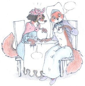 Rating: Questionable Score: 0 Tags: 4_fingers anthro black_hair bottomwear breasts brown_body brown_fur canid canine canon_couple chair claws clothed clothing clothing_lift crossdressing crystal_ball disney dress duo e621 ear_piercing eyelashes female fingers footwear fortune_teller fortune_telling fox fully_clothed fur furniture hair headdress kerchief looking_at_another looking_at_self looking_down maid_marian male mammal navel nipples open_mouth open_smile orange_body orange_fur piercing red_fox robin_hood robin_hood_(disney) roma roma_clothing shirt shirt_lift shoes short_hair simple_background sitting skirt smile table tail tongue tongue_out topwear true_fox unknown_artist white_background white_body white_fur User: bunchy7s