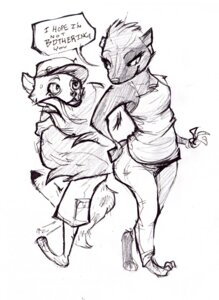 Rating: Safe Score: 0 Tags: ambiguous_gender anthro black_and_white blush caudle_(fursona) clothing coiling combatraccoon duo e621 euplerid female female/ambiguous flirting fluffy fluffy_tail graphite_(artwork) hi_res long_tail mammal mephitid monochrome pen_(artwork) prehensile_tail ring-tailed_vontsira skunk tail teasing traditional_media_(artwork) vontsira yuki_(caudle) User: bunchy7s