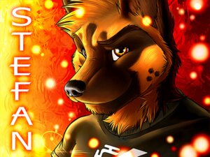Rating: Safe Score: 0 Tags: anthro black_nose brown_body brown_fur bust_portrait canid canine canis character_name clothed clothing domestic_dog e621 fluke fur german_shepherd herding_dog looking_aside looking_at_viewer male mammal orange_body orange_fur pastoral_dog portrait shirt smile smove solo stefan_(smove) t-shirt text topwear yellow_eyes User: bunchy7s