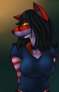 Rating: Safe Score: 0 Tags: 2009 anthro black_hair black_lips black_nose breasts canid canine clothing digital_media_(artwork) e621 female fox hair hands_behind_back karamel_(thrasian) lips mammal pose simple_background solo thrasian yellow_eyes User: bunchy7s Rating: Safe Score: 0 Tags: 2009 anthro black_hair black_lips black_nose breasts canid canine clothing digital_media_(artwork) e621 female fox hair hands_behind_back karamel_(thrasian) lips mammal pose simple_background solo thrasian yellow_eyes User: bunchy7s
