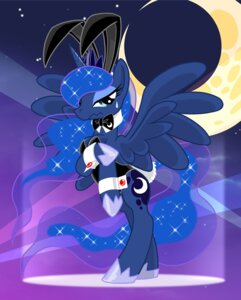 Rating: Safe Score: 0 Tags: 2013 anthro anthrofied blue_body blue_feathers bow_(feature) bow_tie breasts bunny_costume cleavage clothed clothing costume crown cuff_links cutie_mark e621 embarrassed equid equine fake_ears fake_rabbit_ears fake_rabbit_tail fake_tail feathered_wings feathers female friendship_is_magic hair hasbro headgear hi_res horn long_hair mammal mol moon multicolored_hair my_little_pony mythological_creature mythological_equine mythology princess_luna_(mlp) shirt_cuffs solo spotlight tail winged_unicorn wings User: bunchy7s