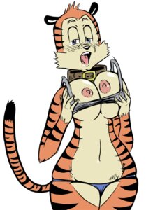 Rating: Explicit Score: 0 Tags: anthro big_breasts blue_eyes blush breast_squish breasts calvin_and_hobbes clothing collar countershading crossgender e621 felid female hobbes l1zardman mammal mtf_crossgender navel nipples open_mouth pantherine panties pressing_breasts_together rule34 rule_63 simple_background solo squish stripes tagme tail tiger tight_clothing tight_panties tight_underwear tongue underwear white_background User: bunchy7s