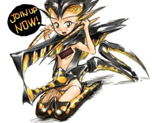 Rating: Questionable Score: 0 Tags: arachnid_(starship_troopers) artist_request bug censored english female green_eyes insect_girl kneeling monster_girl personification propaganda rule34 starship_troopers uchuu_no_senshi warrior_bug young User: bunchy7s