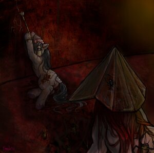 Rating: Questionable Score: 0 Tags: alternate_species ambiguous_gender arthropod blood bodily_fluids bound creeper_(silent_hill) crossover digital_media_(artwork) duo_focus e621 earth_pony equid equine female feral for_a_head group hasbro horse humanoid imminent_rape imminent_sex insect konami looking_back male mammal monster my_little_pony nurse nurse_(silent_hill) object_head ponification pony pravusbelua_(artist) pre-g4 pyramid_head silent_hill undead what_has_magic_done what_has_science_done User: bunchy7s