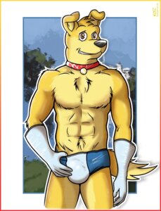 Rating: Questionable Score: 0 Tags: abs anthro bird_dog briefs bulge canid canine canis clothed clothing clothing_pull collar domestic_dog e621 fur golden_retriever hunter_(road_rovers) hunting_dog kcee male mammal muscular muscular_anthro muscular_male navel pinup pose retriever road_rovers skimpy solo speedo swimwear topless underwear underwear_pull User: bunchy7s Rating: Questionable Score: 0 Tags: abs anthro bird_dog briefs bulge canid canine canis clothed clothing clothing_pull collar domestic_dog e621 fur golden_retriever hunter_(road_rovers) hunting_dog kcee male mammal muscular muscular_anthro muscular_male navel pinup pose retriever road_rovers skimpy solo speedo swimwear topless underwear underwear_pull User: bunchy7s