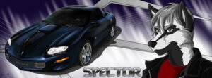 Rating: Safe Score: 0 Tags: anthro banner blue_eyes canid canine car chevrolet clothing e621 fox fuzzycoma headlight jacket male mammal marble_fox muscular muscular_anthro muscular_male red_clothing red_fox red_shirt red_topwear shirt solo spector topwear true_fox vehicle User: bunchy7s