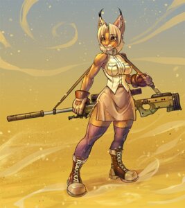 Rating: Safe Score: 0 Tags: 2013 anthro arctic_warfare_(gun) bipod breasts clothed clothing desert digital_media_(artwork) e621 felid feline female full-length_portrait gloves gun handwear l115 lynx mammal muscular muscular_anthro muscular_female outside portrait ranged_weapon rifle rifle_scope rona saikono sand silencer skimpy sniper sniper_rifle solo standing weapon weaver_rail User: bunchy7s