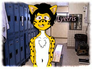 Rating: Safe Score: 0 Tags: 4:3 anthro bench biped black_body black_fur black_hair character_name chest_tuft clothing e621 felid feline footwear front_view fur furniture hair inner_ear_fluff inside kodkod leopardus locker locker_room looking_at_viewer lyetris male mammal nude open_mouth open_smile pink_eyes shoes short_hair smile solo spots standing stool text toony towel trash_can tuft watashi weighing_scale white_body white_fur yellow_body yellow_fur User: bunchy7s