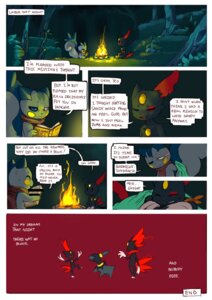 Rating: Safe Score: 0 Tags: ambiguous_gender book campfire censor_bar censored censored_text comic deino detailed_background dialogue e621 english_text fire forest generation_2_pokemon generation_4_pokemon generation_5_pokemon hi_res male mammal mustelid night nintendo outside pachirisu plant pmd-explorers pokemon pokemon_(species) red_background rodent rowanhardt sandy_(pmd-e) scar scarf sciurid sheer_(artist) simple_background slasher_(pmd-e) sneasel sundance_(sheer) text tree weavile User: bunchy7s