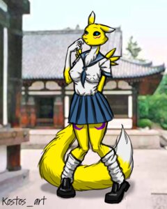 Rating: Questionable Score: 0 Tags: 4:5 anthro asian_clothing bandai_namco black_sclera blue_eyes breasts canid canine chest_tuft clothing digimon digimon_(species) digital_media_(artwork) e621 east_asian_clothing facial_markings female fur head_markings hi_res japan japanese_clothing japanese_school_uniform knock-kneed kostos_art looking_at_viewer mammal markings nipple_outline public renamon school_uniform serafuku solo tall tuft uniform white_body white_fur yellow_body yellow_fur User: bunchy7s Rating: Questionable Score: 0 Tags: 4:5 anthro asian_clothing bandai_namco black_sclera blue_eyes breasts canid canine chest_tuft clothing digimon digimon_(species) digital_media_(artwork) e621 east_asian_clothing facial_markings female fur head_markings hi_res japan japanese_clothing japanese_school_uniform knock-kneed kostos_art looking_at_viewer mammal markings nipple_outline public renamon school_uniform serafuku solo tall tuft uniform white_body white_fur yellow_body yellow_fur User: bunchy7s