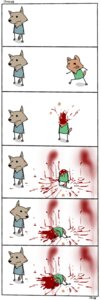 Rating: Questionable Score: 0 Tags: 2010 :| anthro black_eyes black_nose blood blood_on_clothing blood_on_face blood_spatter bodily_fluids brown_body brown_fur canid canine canis chest_tuft clothing comic death domestic_cat domestic_dog dot_eyes duo e621 excessive_blood felid feline felis fur gore hi_res jinxed looking_at_another male mammal running scared simple_eyes solid_circle_eyes standing syynx tail tan_body tan_fur tuft wolf User: bunchy7s Rating: Questionable Score: 0 Tags: 2010 :| anthro black_eyes black_nose blood blood_on_clothing blood_on_face blood_spatter bodily_fluids brown_body brown_fur canid canine canis chest_tuft clothing comic death domestic_cat domestic_dog dot_eyes duo e621 excessive_blood felid feline felis fur gore hi_res jinxed looking_at_another male mammal running scared simple_eyes solid_circle_eyes standing syynx tail tan_body tan_fur tuft wolf User: bunchy7s