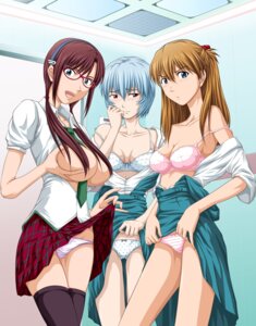 Rating: Questionable Score: 0 Tags: 3girls asuka_langley_sohryu blue_eyes blue_hair blush bra breasts brown_hair clothes clothing dark_hair eyewear female female_only glasses high_resolution human large_breasts light-skinned_female light_skin lingerie long_hair mari_illustrious_makinami medium_breasts multiple_females multiple_girls neon_genesis_evangelion orange_hair pale-skinned_female pale_skin panties pink_bra pink_panties purple_panties rebuild_of_evangelion red_eyes rei_ayanami rule34 school_uniform short_hair skirt skirt_lift stockings tied_hair toyatei twintails underwear upskirt white_bra white_panties yuri User: bunchy7s