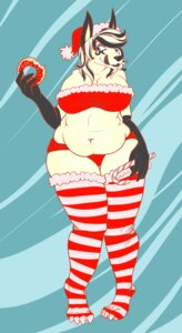 Rating: Safe Score: 0 Tags: anthro anubian_jackal big_breasts blue_eyes breasts candy candy_cane canid canine canis christmas christmas_clothing christmas_headwear clothed clothing daef dessert doughnut dripdry e621 female food hat headgear headwear holidays jackal legwear licking licking_lips licking_own_lips mammal mature_anthro mature_female navel overweight overweight_anthro overweight_female pastry pattern_clothing pattern_legwear pom_(decoration) pom_hat santa_hat self_lick skimpy solo stockings striped_clothing striped_legwear stripes tongue tongue_out User: bunchy7s