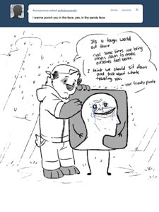 Rating: Safe Score: 0 Tags: 3:4 3_toes anthro barefoot bear dialogue digital_drawing_(artwork) digital_media_(artwork) duo e621 english_text feet forever_alone full-length_portrait giant_panda male mammal meme plantigrade portrait raining square_(anatomy) stick_figure super-tuler tairu text toes User: bunchy7s Rating: Safe Score: 0 Tags: 3:4 3_toes anthro barefoot bear dialogue digital_drawing_(artwork) digital_media_(artwork) duo e621 english_text feet forever_alone full-length_portrait giant_panda male mammal meme plantigrade portrait raining square_(anatomy) stick_figure super-tuler tairu text toes User: bunchy7s