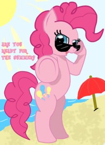 Rating: Safe Score: 0 Tags: beach beach_umbrella detailed_background e621 earth_pony equid equine eyewear female friendship_is_magic fur hasbro horse mammal my_little_pony outside parasol pink_body pink_fur pinkie_pie_(mlp) pony sand seaside sky solo sunglasses tail unknown_artist water User: bunchy7s