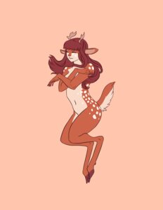 Rating: Safe Score: 0 Tags: anthro biped brown_hair deer e621 enay eyes_closed female flat_chested full-length_portrait hair hooves jumping long_hair mammal midair mistresssparkles nude portrait satyr simple_background smile solo tail User: bunchy7s