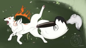 Rating: Explicit Score: 0 Tags: amaterasu_(okami) bodily_fluids canid canine canis capcom clover_studio cum deity dildo e621 female feral fur genital_fluids genitals mammal markings masturbation metalfox okami_(capcom) open_mouth orgasm pain penetration screaming sex_toy solo tongue toying_self vaginal vaginal_fluids vaginal_masturbation vaginal_penetration vulva white_body white_fur wolf User: bunchy7s