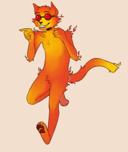 Rating: Safe Score: 0 Tags: ambiguous_gender anthro domestic_cat e621 elemental_creature eyewear felid feline felis fire fire_creature gesture goggles grin hand_gesture hi_res mammal nude paws podoboo_(akikitsune) pointing simple_background smile solarbyte solo teeth User: bunchy7s