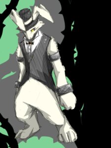 Rating: Safe Score: 0 Tags: 3:4 anthro classy clothing e621 furgonomics hat headgear headwear king_of_thorn lagomorph leporid male mammal rabbit roarwolf solo top_hat white_rabbit_(king_of_thorn) User: bunchy7s
