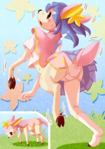 Rating: Questionable Score: 0 Tags: 2010 anthro anthro_to_feral asymmetrical_transformation blue_hair bodily_fluids bottomwear breasts clothed clothing crying deer deerling demi_transformation dewclaw_hooves e621 edmol female feral feral_transformation fused_clothing generation_5_pokemon growth hair hoof_hands hooves human human_to_feral light_body mammal mid_transformation nintendo panties pink_body pink_clothing pink_underwear pokemon pokemon_(species) raised_bottomwear raised_clothing raised_skirt skirt snout solo species_transformation spring_deerling sweat tail tail_growth tears torn_clothing torn_underwear transformation transformation_sequence transformed_clothing two_frame_sequence underwear User: bunchy7s