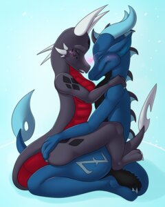 Rating: Explicit Score: 0 Tags: activision anthro anthro_only ben300 black blush breasts closed_eyes collaboration cynder cynder-the-dragon dragon female male markings no_humans rule34 savage_(doktor-savage) scalie sex smile spyro_the_dragon zenta User: bunchy7s