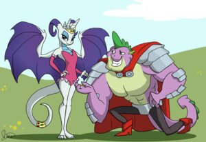 Rating: Safe Score: 0 Tags: alternate_species anthro cape clothing cloud crown dragon dragonification dragonified duo e621 female friendship_is_magic half-closed_eyes hasbro headgear hi_res horn kneeling looking_at_viewer male male/female membrane_(anatomy) membranous_wings muscular my_little_pony mythological_creature mythological_scalie mythology narrowed_eyes outside pupils purple_body purple_scales rarity_(mlp) scales scalie shaded shadow shimmerpaw signature sky slit_pupils spike_(mlp) spines spread_wings tail tiara white_body white_scales wings User: bunchy7s
