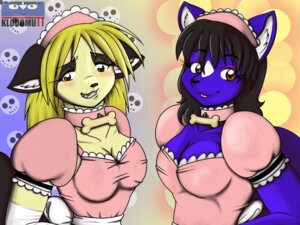 Rating: Safe Score: 0 Tags: 2010 4:3 anthro black_hair blue_body blue_fur blush bone breasts brown_eyes brown_hair canid canine clothing collar digital_media_(artwork) duo e621 eyeshadow fangs female fur hair klodette kloudmutt looking_at_viewer maid_uniform makeup mammal teeth uniform User: bunchy7s Rating: Safe Score: 0 Tags: 2010 4:3 anthro black_hair blue_body blue_fur blush bone breasts brown_eyes brown_hair canid canine clothing collar digital_media_(artwork) duo e621 eyeshadow fangs female fur hair klodette kloudmutt looking_at_viewer maid_uniform makeup mammal teeth uniform User: bunchy7s