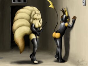 Rating: Explicit Score: 0 Tags: 2010 anthro anthrofied clothing female fur furry_tail moonlightlupine multi_tail ninetales nintendo pokemon pokemon_(species) raichu rule34 standing straight_hair tagme tail tails User: bunchy7s