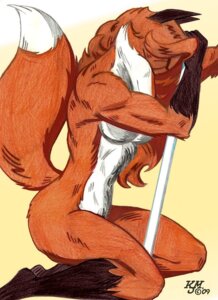Rating: Questionable Score: 0 Tags: 2009 anthro biceps biped canid canine dipstick_tail e621 female flexing fox kneeling mammal markings muscular muscular_anthro muscular_female nude pose signature solo tail tail_markings unknown_artist unknown_artist_signature User: bunchy7s