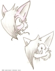 Rating: Questionable Score: 0 Tags: 2009 anthro e621 english_text felid female greyscale headshot_portrait hi_res looking_at_viewer mammal monochrome portrait sketch solo text traditional_media_(artwork) vosoa User: bunchy7s