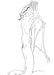 Rating: Safe Score: 0 Tags: 2010 apode black_and_white chimera claws digital_drawing_(artwork) digital_media_(artwork) draconcopode e621 forked_tongue hi_res hybrid kunako legless line_art long_tongue male membrane_(anatomy) membranous_wings monochrome naga nagamera nude reptile scalie serpentine simple_background slim snake solo tall tongue tongue_out undergothantro white_background winged_arms wings User: bunchy7s
