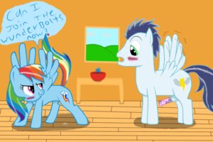 Rating: Explicit Score: 0 Tags: equine female feral friendship_is_magic horse male morsecode007yo my_little_pony pegasus pony rainbow_dash_(mlp) rule34 smooth_skin soarin_(mlp) wonderbolts_(mlp) User: bunchy7s